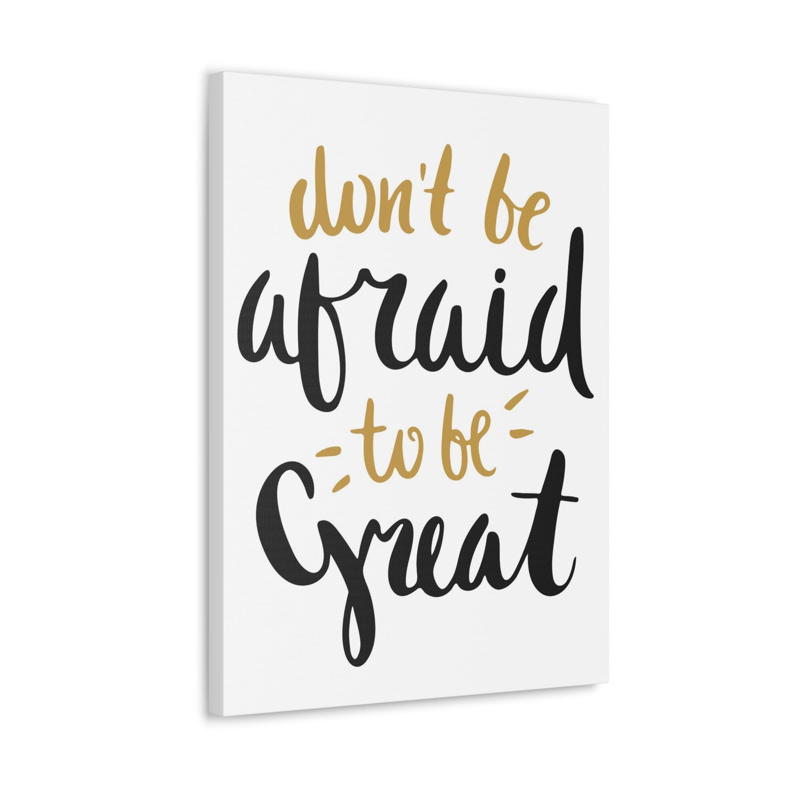 Scripture Walls Inspirational Wall Art Afraid To Be Great Motivation Wall Decor for Home Office Gym Inspiring Success Quote Print Ready to Hang Unframed-Express Your Love Gifts