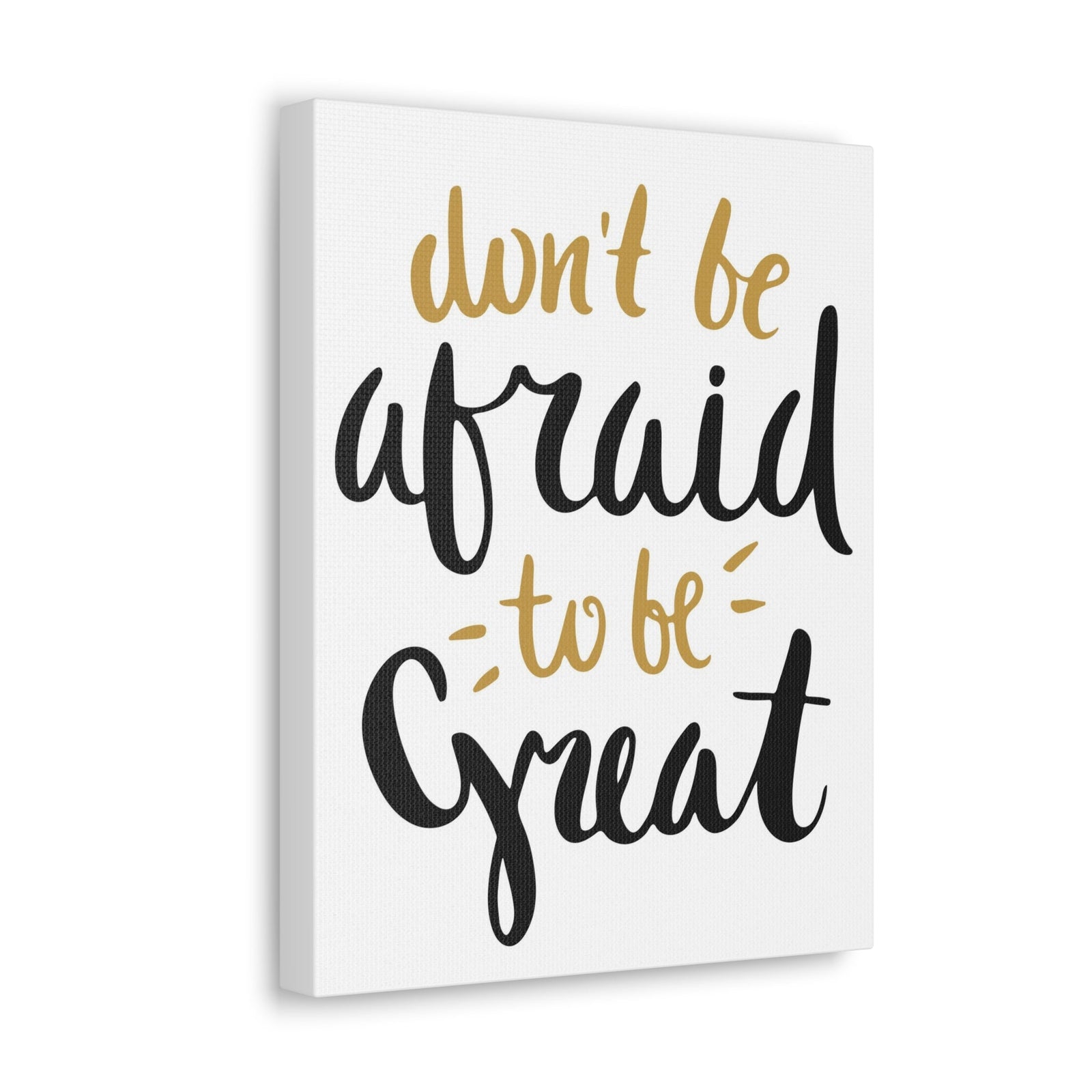 Scripture Walls Inspirational Wall Art Afraid To Be Great Motivation Wall Decor for Home Office Gym Inspiring Success Quote Print Ready to Hang Unframed-Express Your Love Gifts