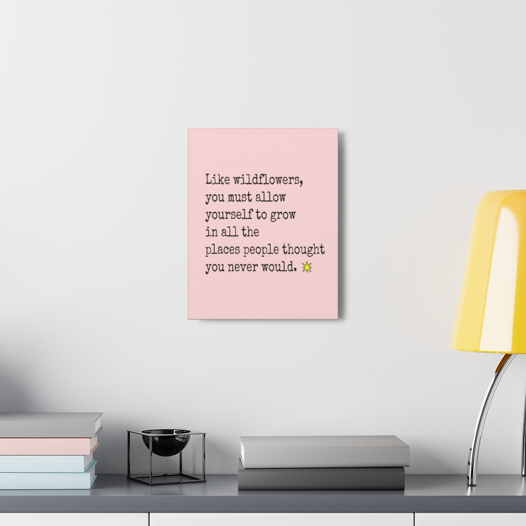 Scripture Walls Inspirational Wall Art Allow Yourself To Grow Motivation Wall Decor for Home Office Gym Inspiring Success Quote Print Ready to Hang Unframed-Express Your Love Gifts