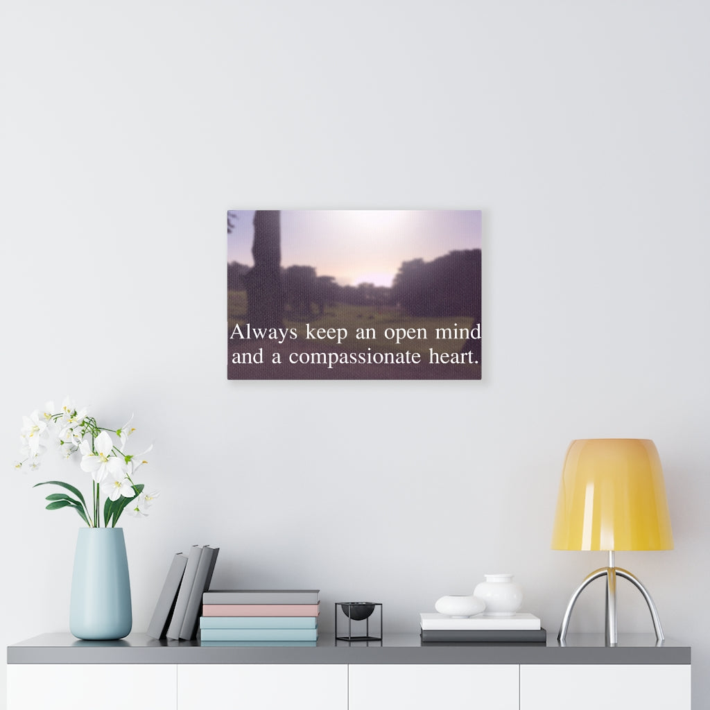Scripture Walls Inspirational Wall Art Always Keep Open Mind Motivational Print Ready to Hang Artwork Unframed-Express Your Love Gifts