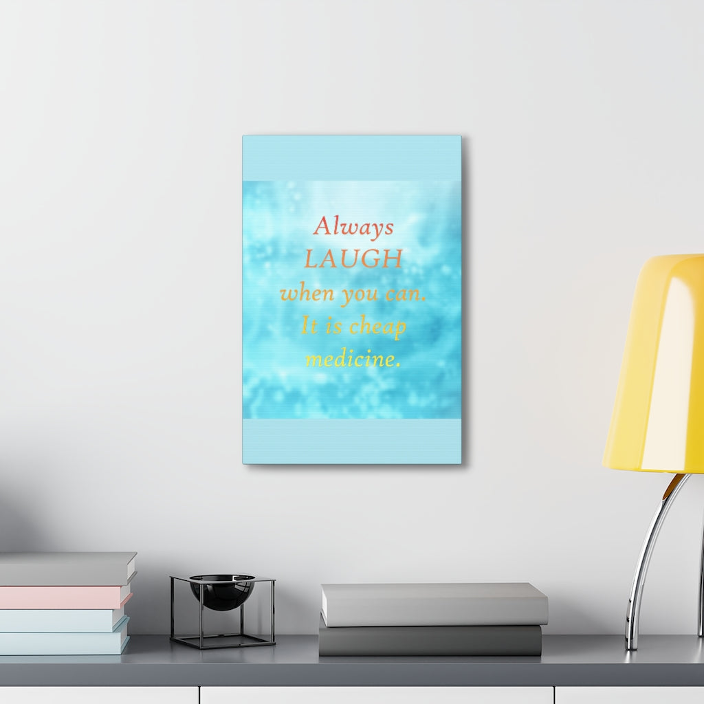 Scripture Walls Inspirational Wall Art Always Laugh Motivation Wall Decor for Home Office Gym Inspiring Success Quote Print Ready to Hang Unframed-Express Your Love Gifts