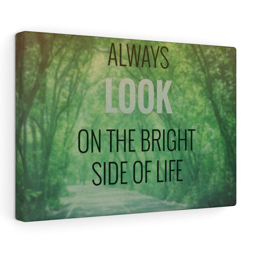 Scripture Walls Inspirational Wall Art Always Look On The Bright Motivational Print Ready to Hang Artwork Unframed-Express Your Love Gifts
