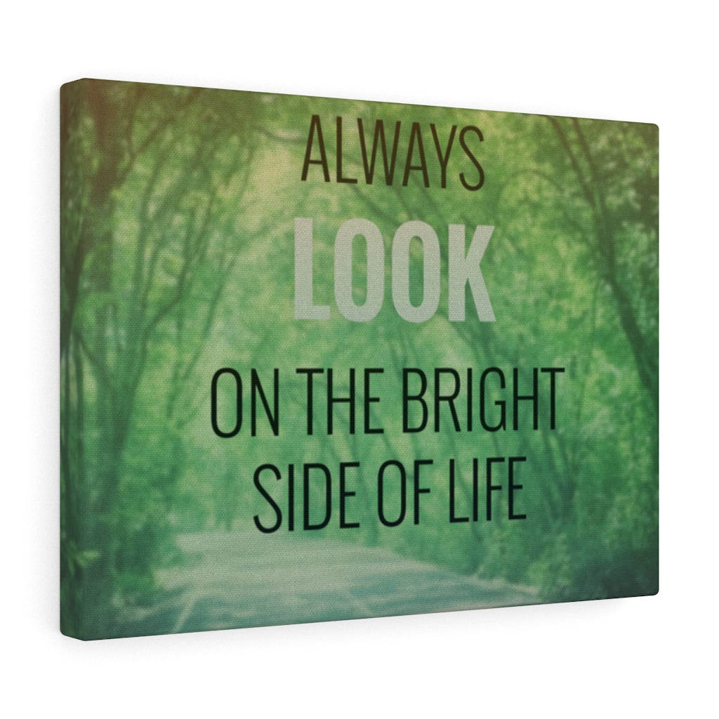 Scripture Walls Inspirational Wall Art Always Look On The Bright Motivational Print Ready to Hang Artwork Unframed-Express Your Love Gifts
