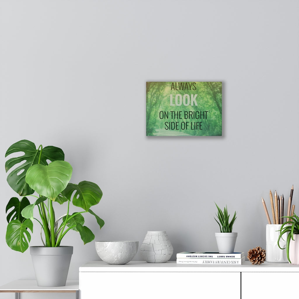 Scripture Walls Inspirational Wall Art Always Look On The Bright Motivational Print Ready to Hang Artwork Unframed-Express Your Love Gifts