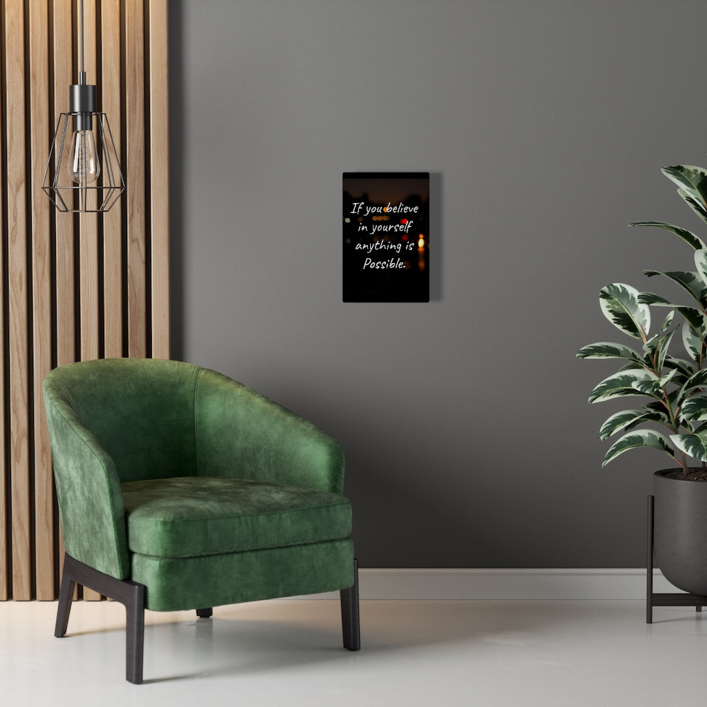 Scripture Walls Inspirational Wall Art Anything Is Possible Motivational Print Ready to Hang Artwork Unframed-Express Your Love Gifts