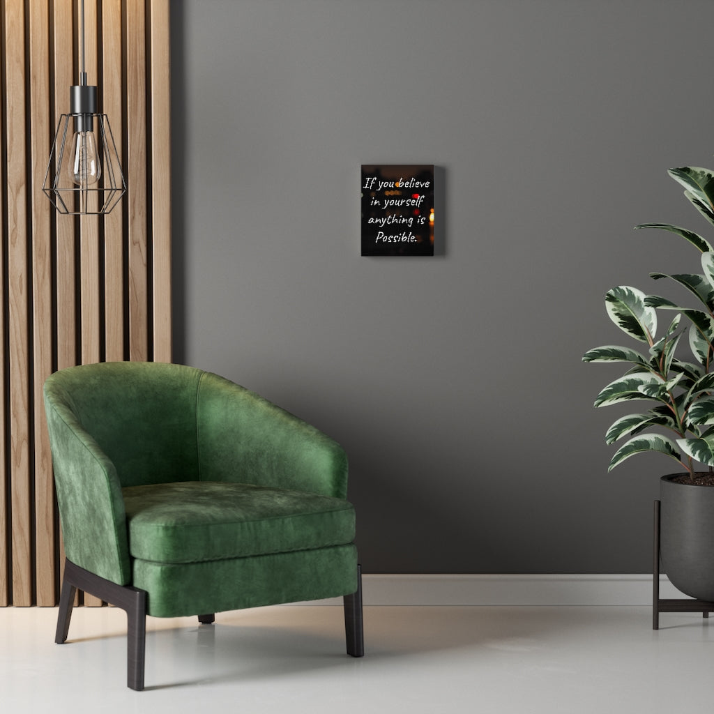 Scripture Walls Inspirational Wall Art Anything Is Possible Motivational Print Ready to Hang Artwork Unframed-Express Your Love Gifts