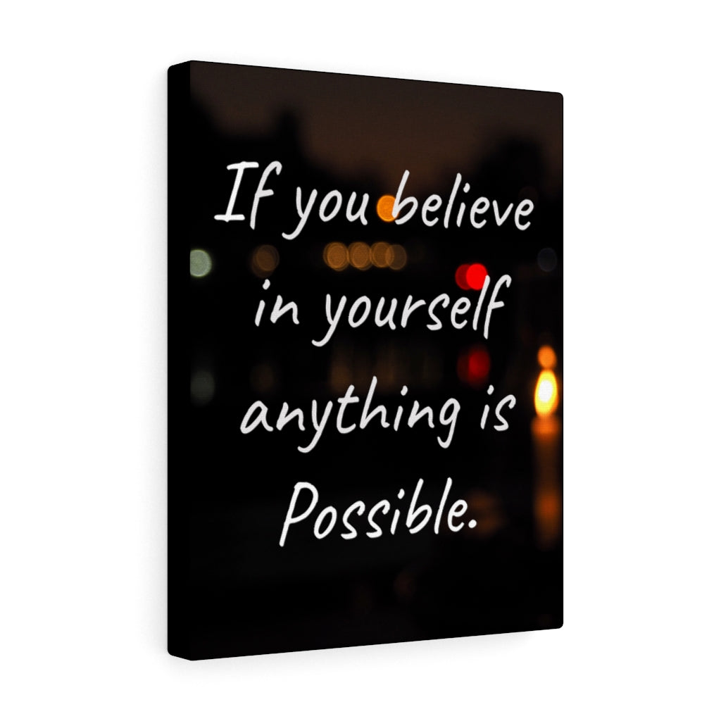 Scripture Walls Inspirational Wall Art Anything Is Possible Motivational Print Ready to Hang Artwork Unframed-Express Your Love Gifts