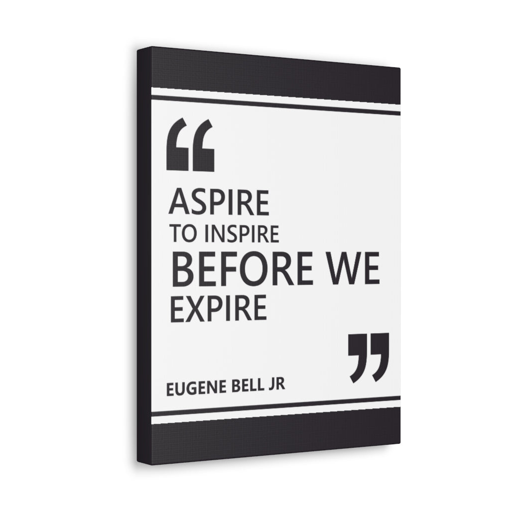 Scripture Walls Inspirational Wall Art Aspire To Inspire Motivation Wall Decor for Home Office Gym Inspiring Success Quote Print Ready to Hang Unframed-Express Your Love Gifts