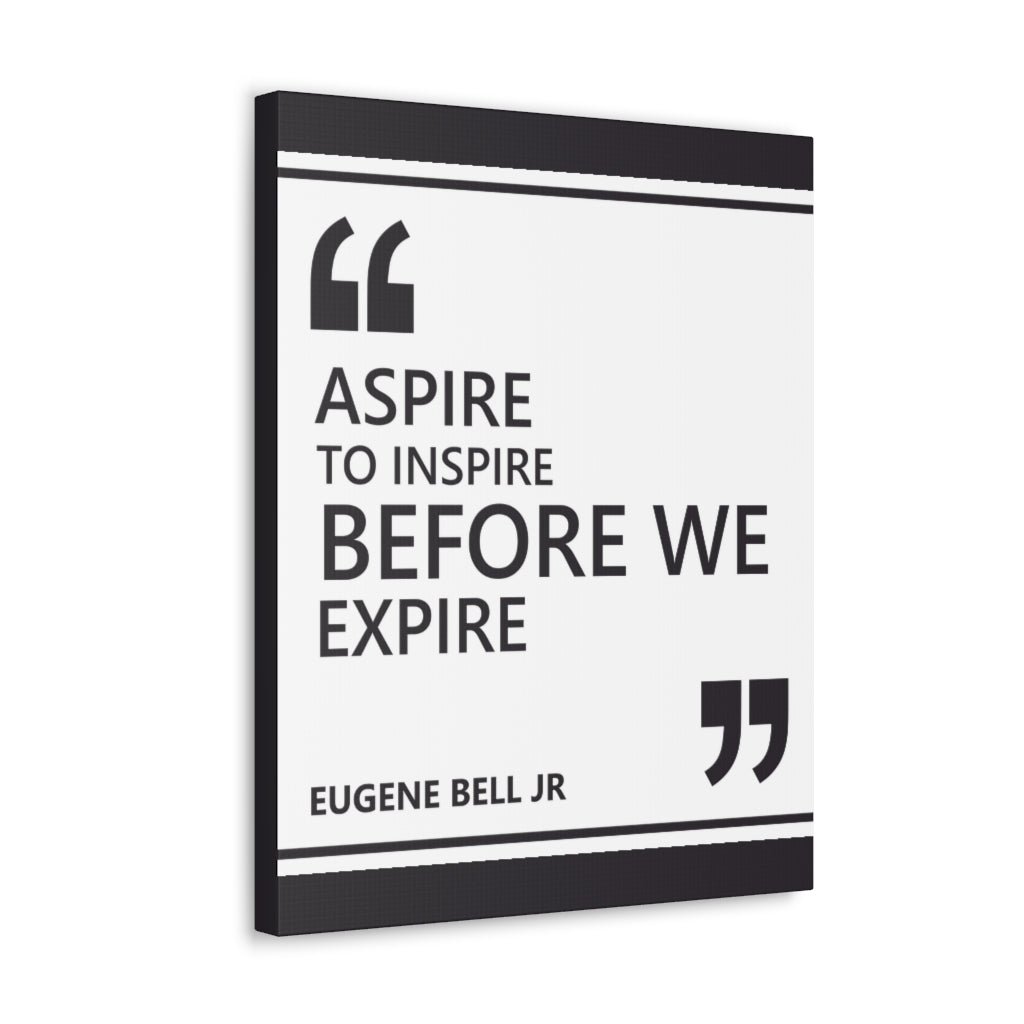 Scripture Walls Inspirational Wall Art Aspire To Inspire Motivation Wall Decor for Home Office Gym Inspiring Success Quote Print Ready to Hang Unframed-Express Your Love Gifts