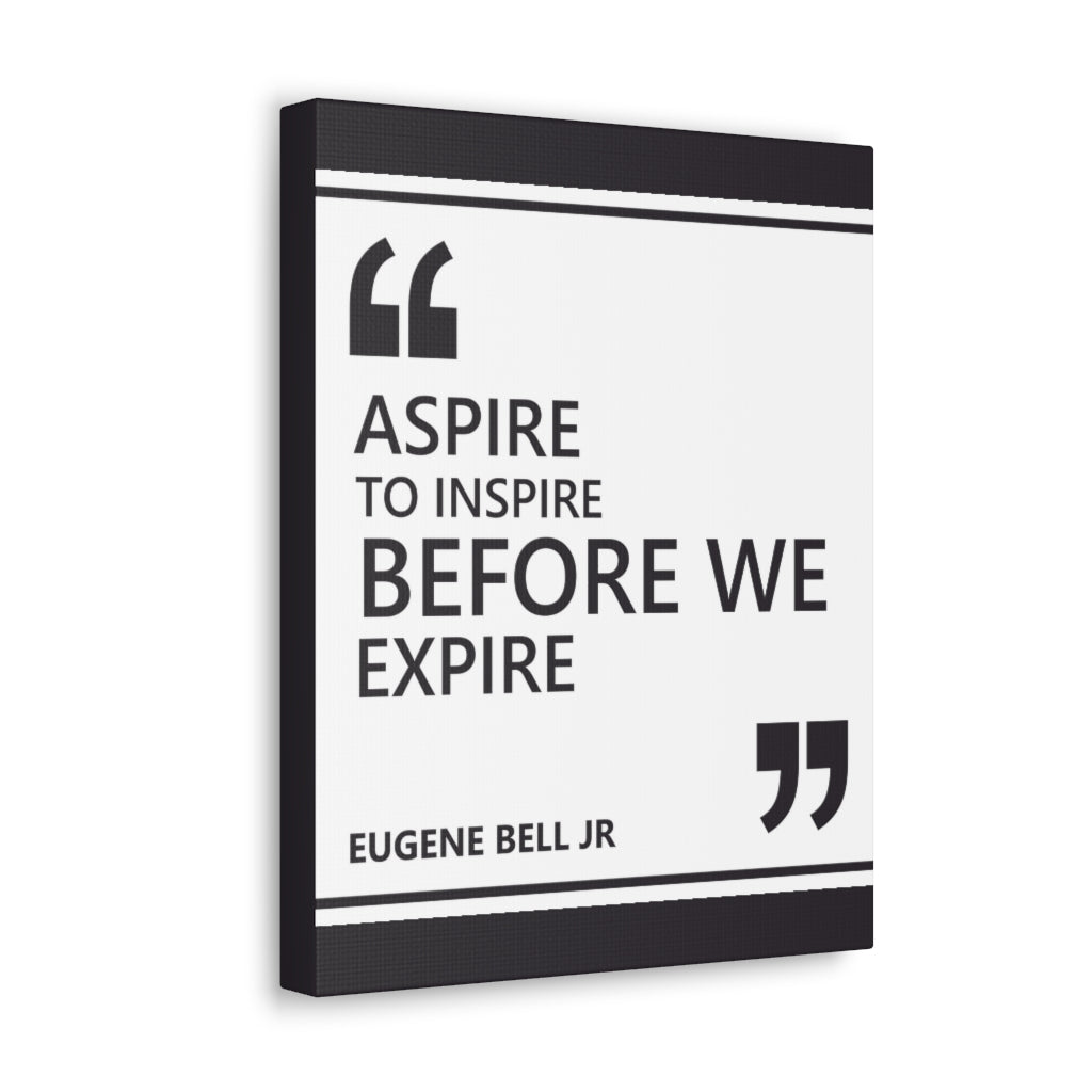 Scripture Walls Inspirational Wall Art Aspire To Inspire Motivation Wall Decor for Home Office Gym Inspiring Success Quote Print Ready to Hang Unframed-Express Your Love Gifts