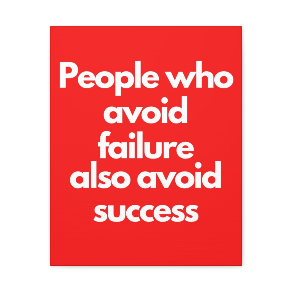 Scripture Walls Inspirational Wall Art Avoid Failure Avoid Success Motivation Wall Decor for Home Office Gym Inspiring Success Quote Print Ready to Hang Unframed-Express Your Love Gifts