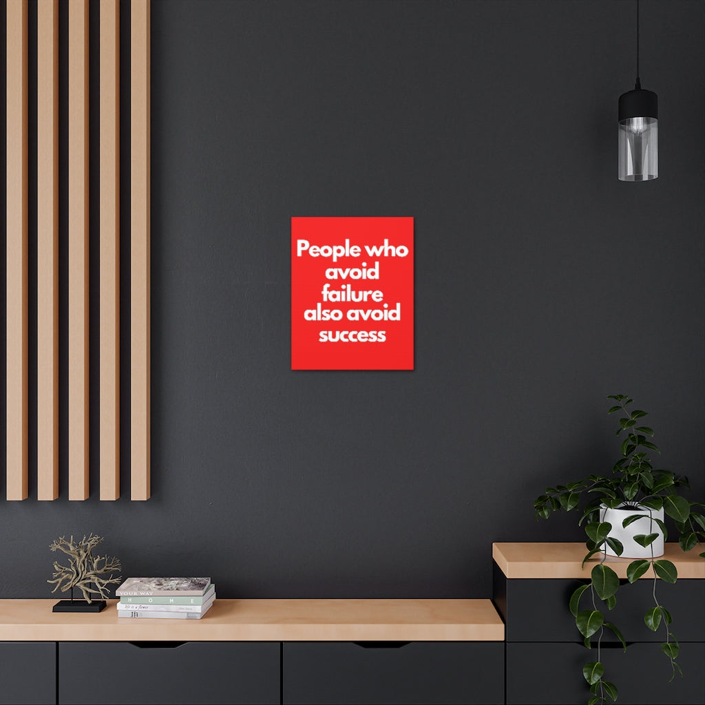 Scripture Walls Inspirational Wall Art Avoid Failure Avoid Success Motivation Wall Decor for Home Office Gym Inspiring Success Quote Print Ready to Hang Unframed-Express Your Love Gifts
