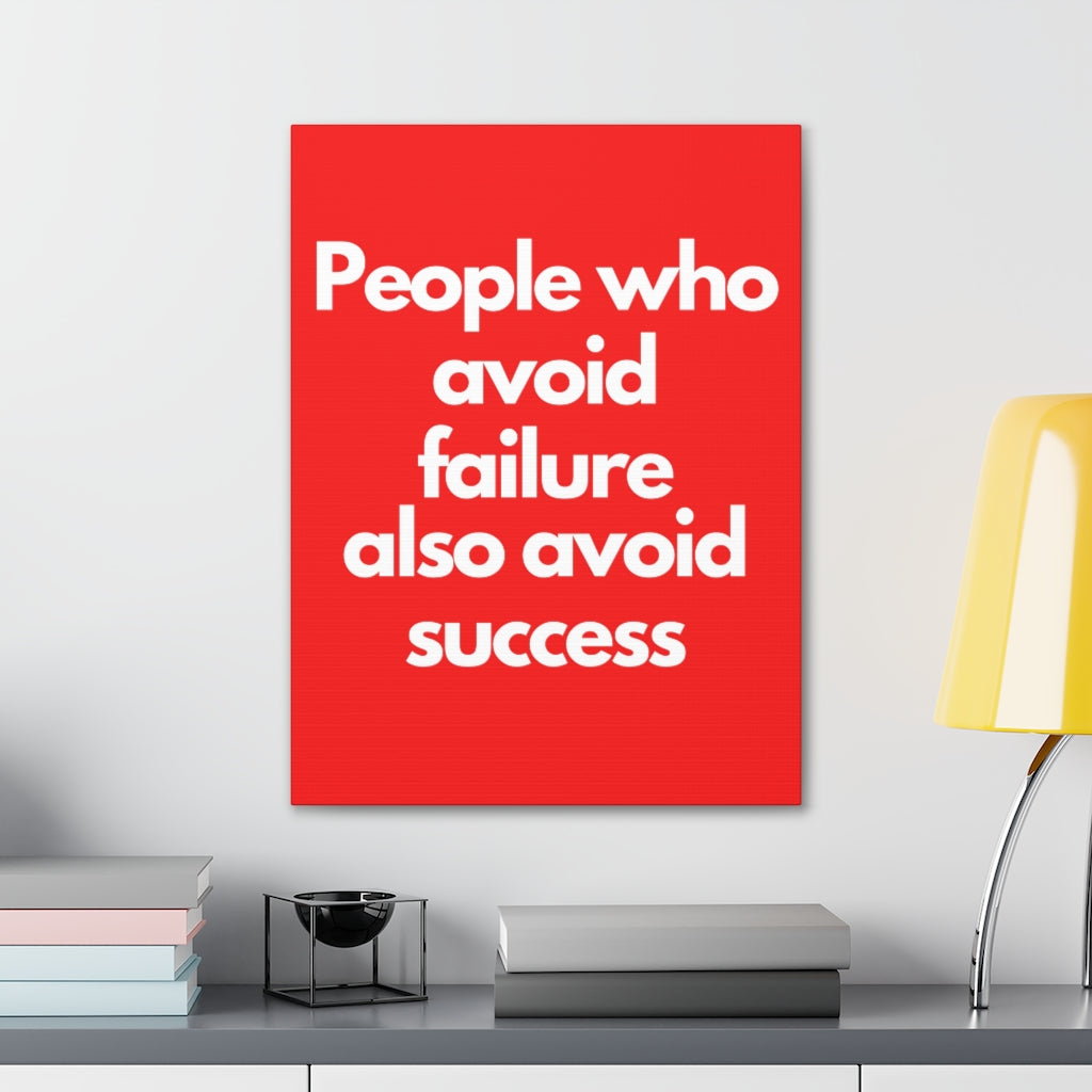 Scripture Walls Inspirational Wall Art Avoid Failure Avoid Success Motivation Wall Decor for Home Office Gym Inspiring Success Quote Print Ready to Hang Unframed-Express Your Love Gifts