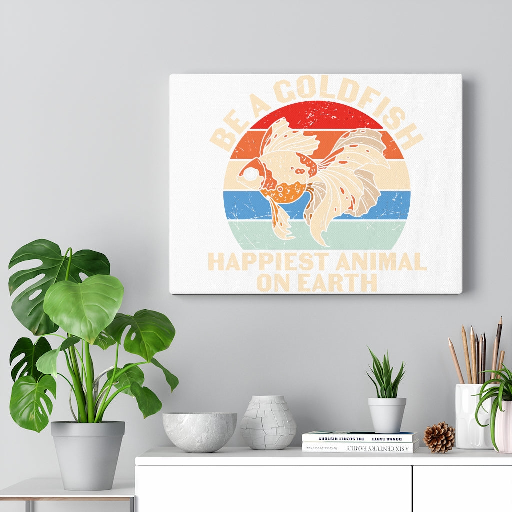 Scripture Walls Inspirational Wall Art Be A Goldfish Wall Art Motivation Wall Decor for Home Office Gym Inspiring Success Quote Print Ready to Hang Unframed-Express Your Love Gifts