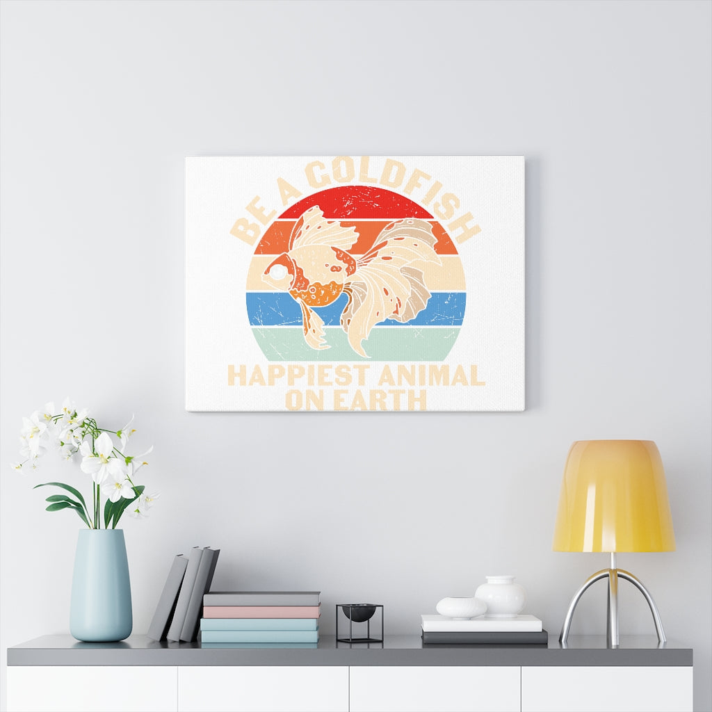 Scripture Walls Inspirational Wall Art Be A Goldfish Wall Art Motivation Wall Decor for Home Office Gym Inspiring Success Quote Print Ready to Hang Unframed-Express Your Love Gifts