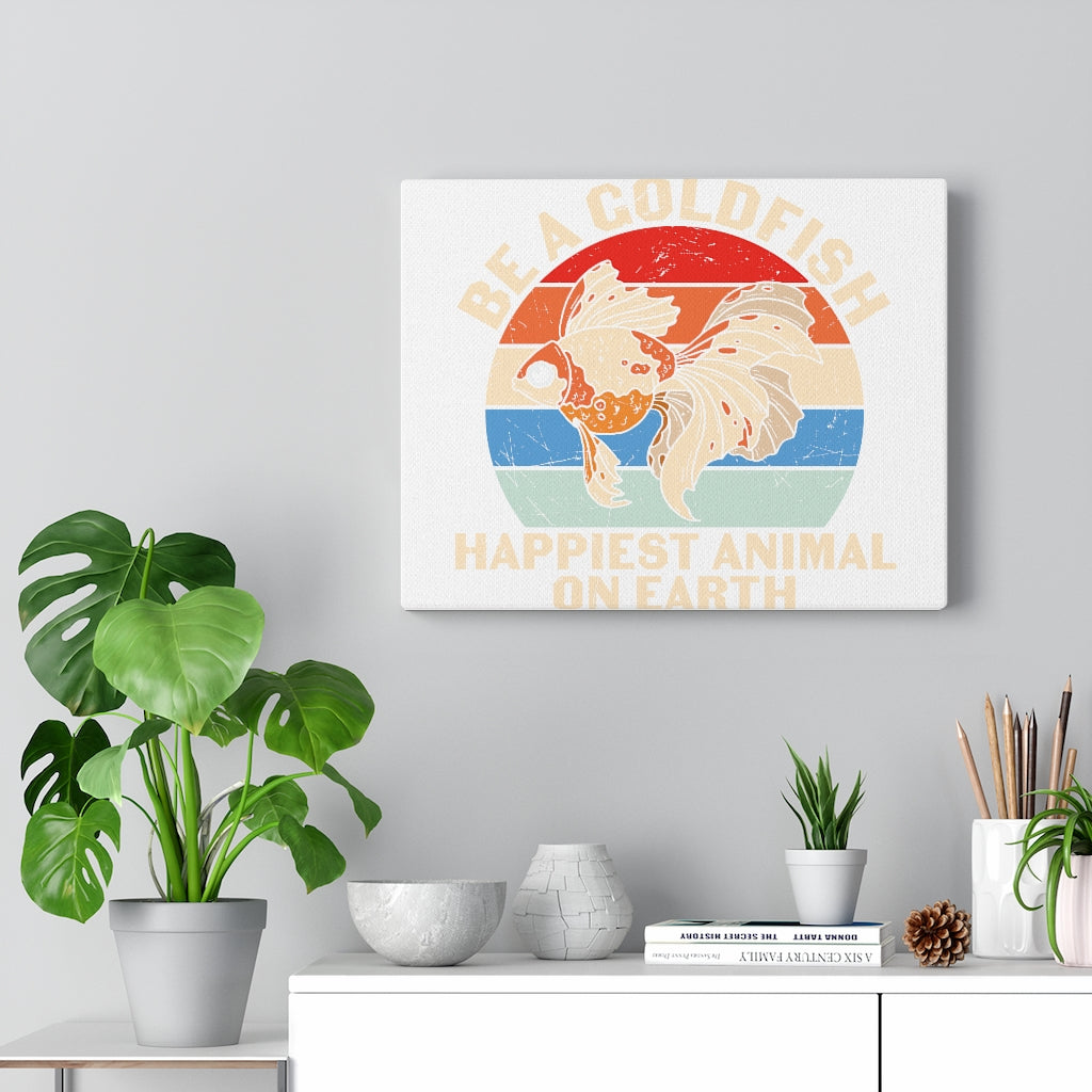 Scripture Walls Inspirational Wall Art Be A Goldfish Wall Art Motivation Wall Decor for Home Office Gym Inspiring Success Quote Print Ready to Hang Unframed-Express Your Love Gifts