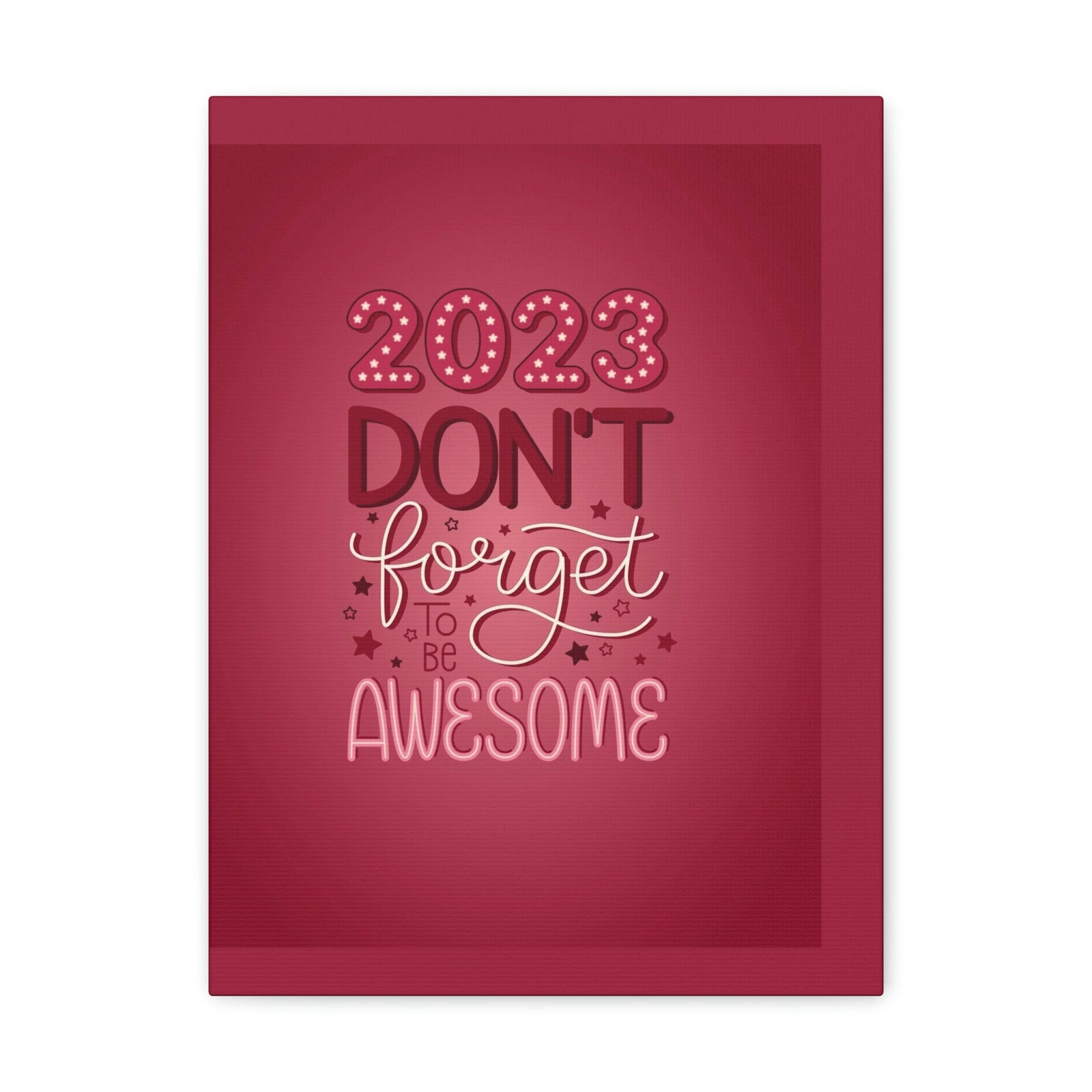 Scripture Walls Inspirational Wall Art Be Awesome 2023 Motivation Wall Decor for Home Office Gym Inspiring Success Quote Print Ready to Hang Unframed-Express Your Love Gifts