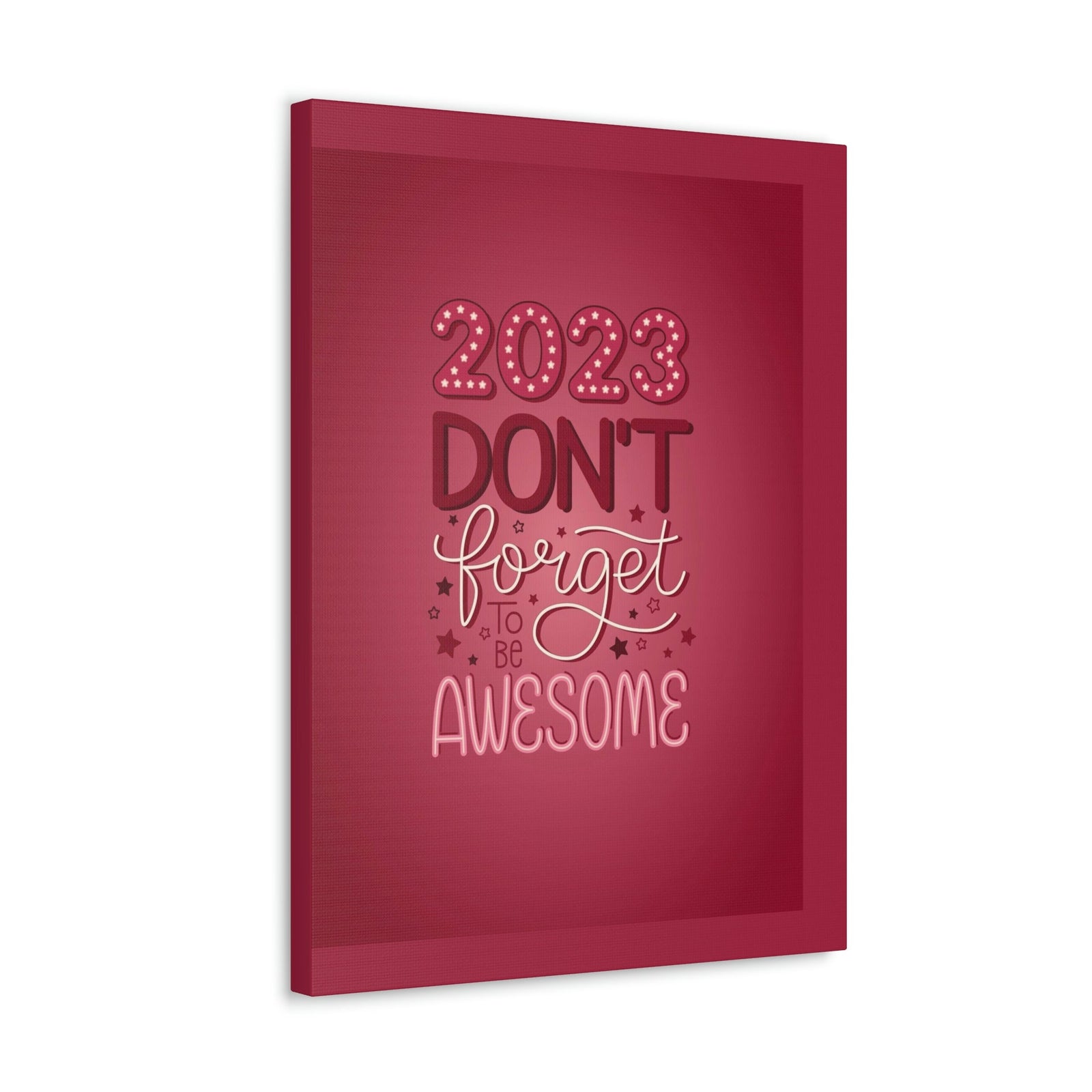 Scripture Walls Inspirational Wall Art Be Awesome 2023 Motivation Wall Decor for Home Office Gym Inspiring Success Quote Print Ready to Hang Unframed-Express Your Love Gifts