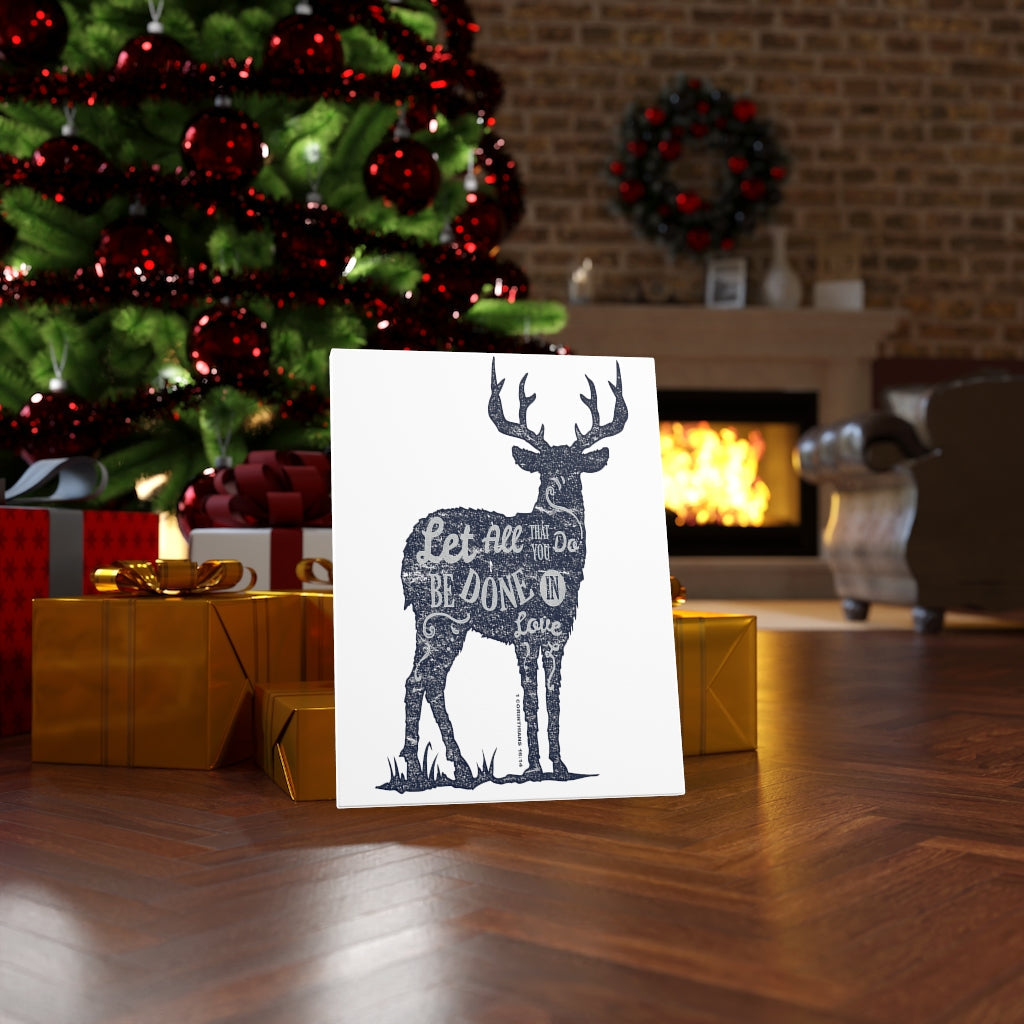 Scripture Walls Inspirational Wall Art Be Done In Love Wall Art Motivation Wall Decor for Home Office Gym Inspiring Success Quote Print Ready to Hang Unframed-Express Your Love Gifts