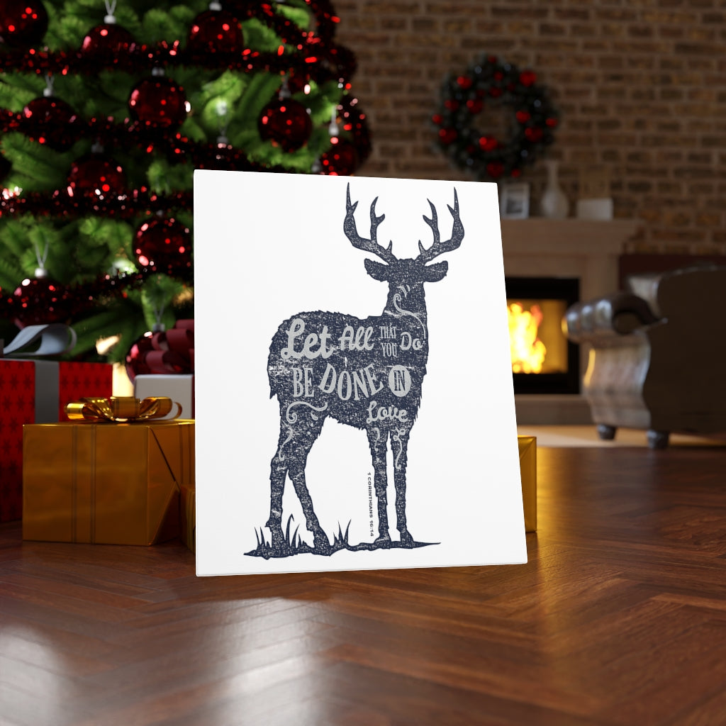 Scripture Walls Inspirational Wall Art Be Done In Love Wall Art Motivation Wall Decor for Home Office Gym Inspiring Success Quote Print Ready to Hang Unframed-Express Your Love Gifts