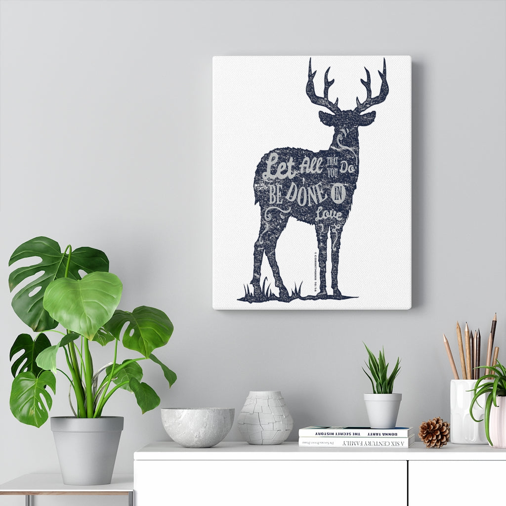 Scripture Walls Inspirational Wall Art Be Done In Love Wall Art Motivation Wall Decor for Home Office Gym Inspiring Success Quote Print Ready to Hang Unframed-Express Your Love Gifts