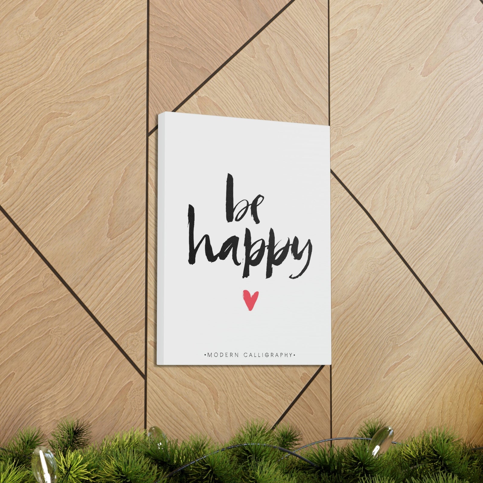 Scripture Walls Inspirational Wall Art Be Happy Motivation Wall Decor for Home Office Gym Inspiring Success Quote Print Ready to Hang Unframed-Express Your Love Gifts