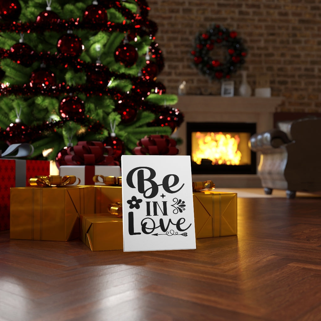 Scripture Walls Inspirational Wall Art Be In Love Wall Art Motivation Wall Decor for Home Office Gym Inspiring Success Quote Print Ready to Hang Unframed-Express Your Love Gifts