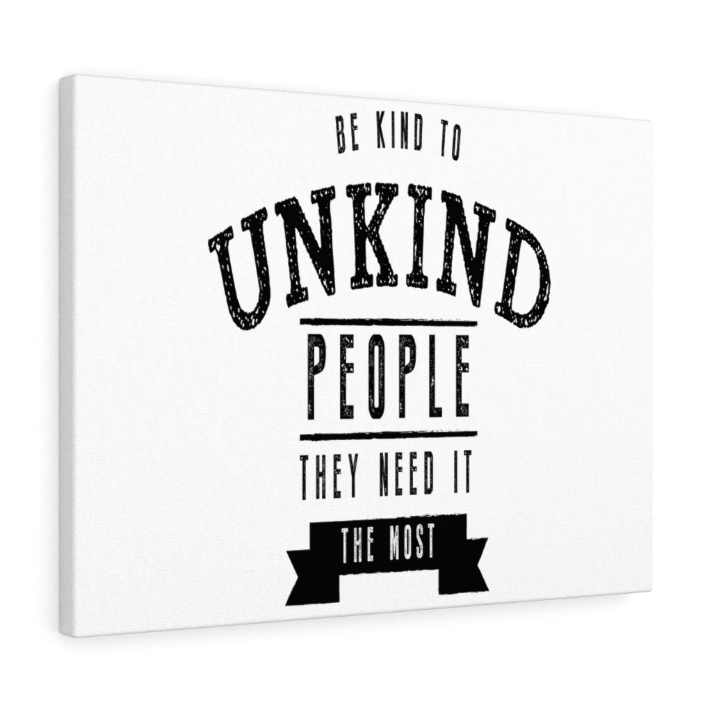 Scripture Walls Inspirational Wall Art Be Kind To Unkind People Wall Art Motivation Wall Decor for Home Office Gym Inspiring Success Quote Print Ready to Hang Unframed-Express Your Love Gifts