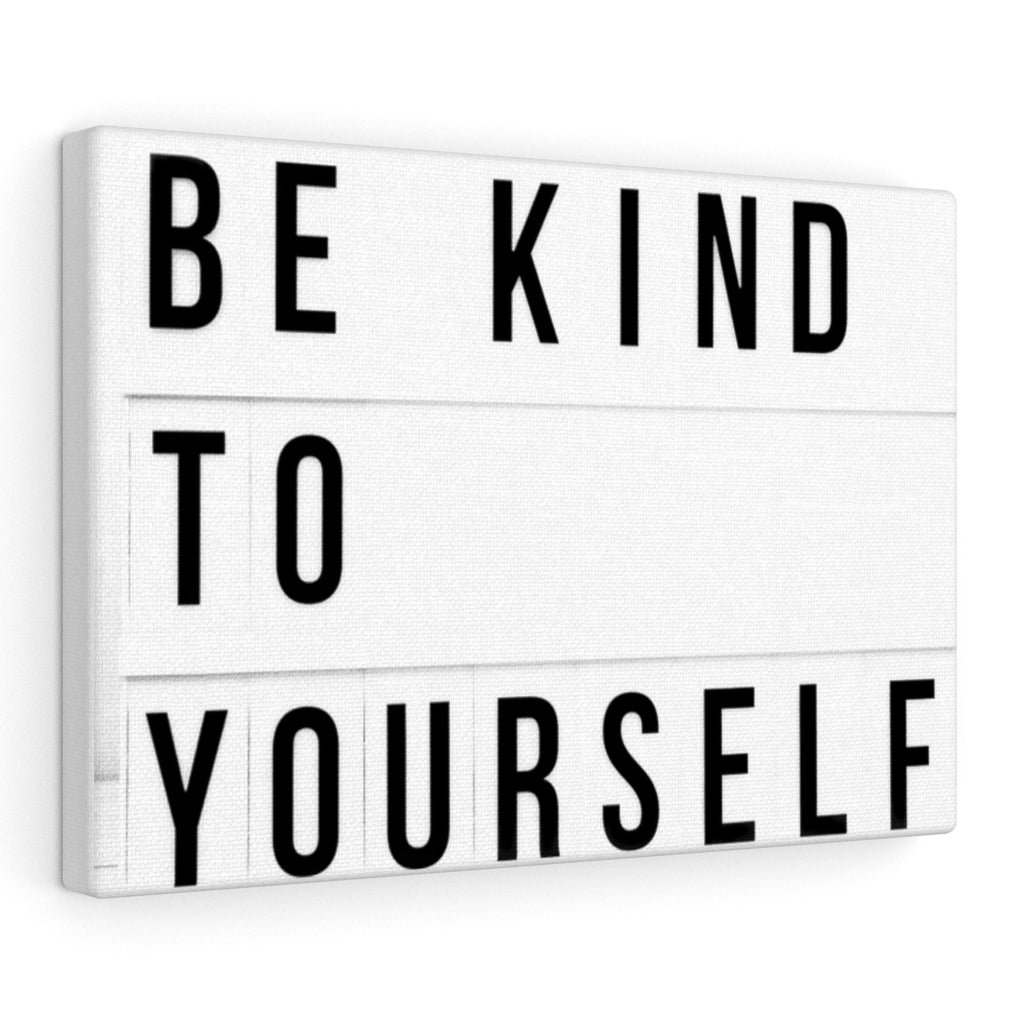 Scripture Walls Inspirational Wall Art Be Kind To Yourself Motivational Print Ready to Hang Artwork Unframed-Express Your Love Gifts