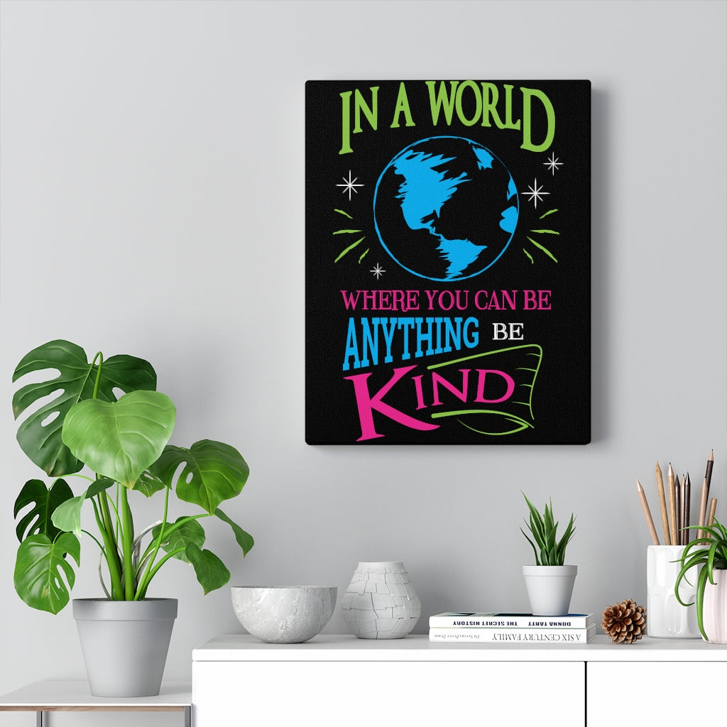 Scripture Walls Inspirational Wall Art Be Kind Wall Art Motivational Motto Inspiring Prints Artwork Decor Ready to Hang Unframed-Express Your Love Gifts