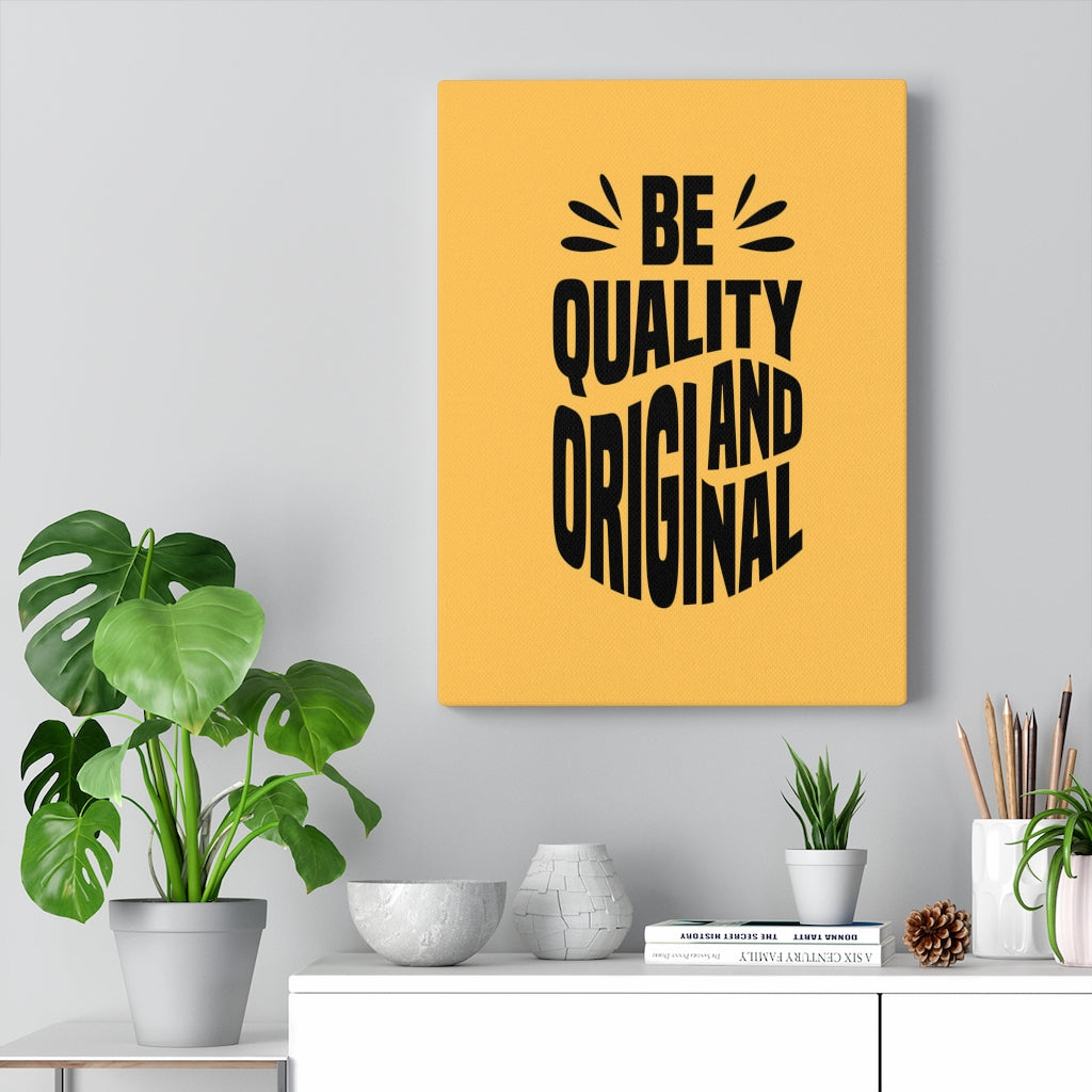 Scripture Walls Inspirational Wall Art Be Quality And Original Wall Art Motivation Wall Decor for Home Office Gym Inspiring Success Quote Print Ready to Hang Unframed-Express Your Love Gifts