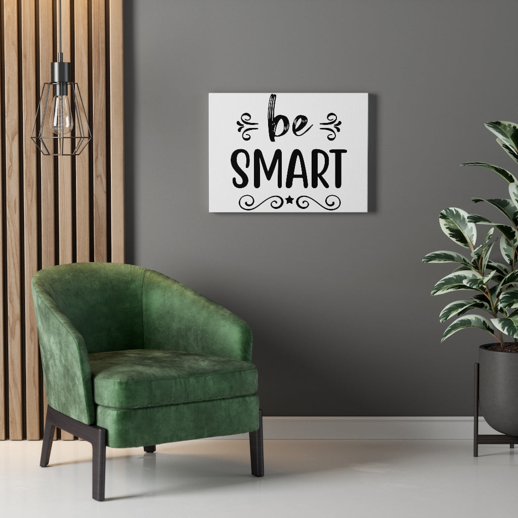 Scripture Walls Inspirational Wall Art Be Smart Wall Art Motivation Wall Decor for Home Office Gym Inspiring Success Quote Print Ready to Hang Unframed-Express Your Love Gifts