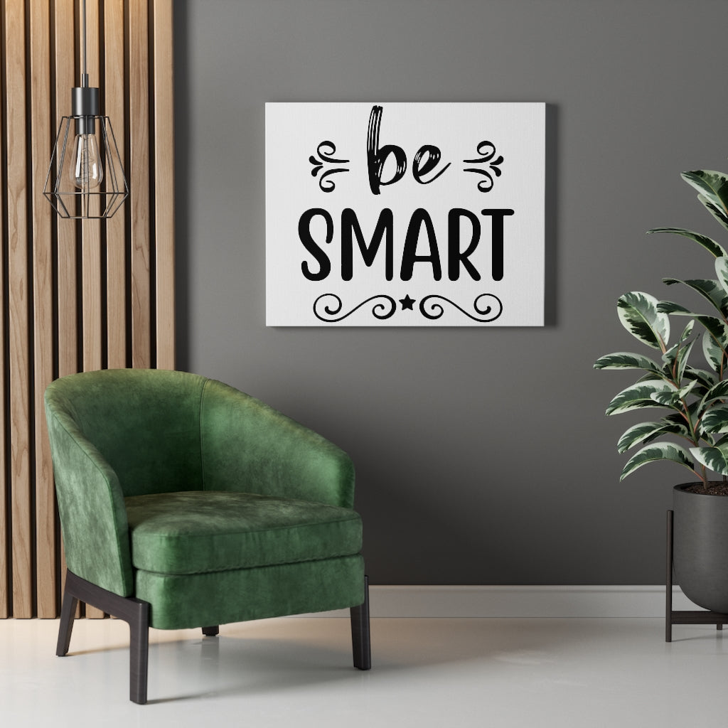 Scripture Walls Inspirational Wall Art Be Smart Wall Art Motivation Wall Decor for Home Office Gym Inspiring Success Quote Print Ready to Hang Unframed-Express Your Love Gifts