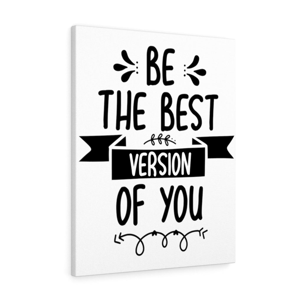 Scripture Walls Inspirational Wall Art Be The Best Version In You Wall Art Motivation Wall Decor for Home Office Gym Inspiring Success Quote Print Ready to Hang Unframed-Express Your Love Gifts