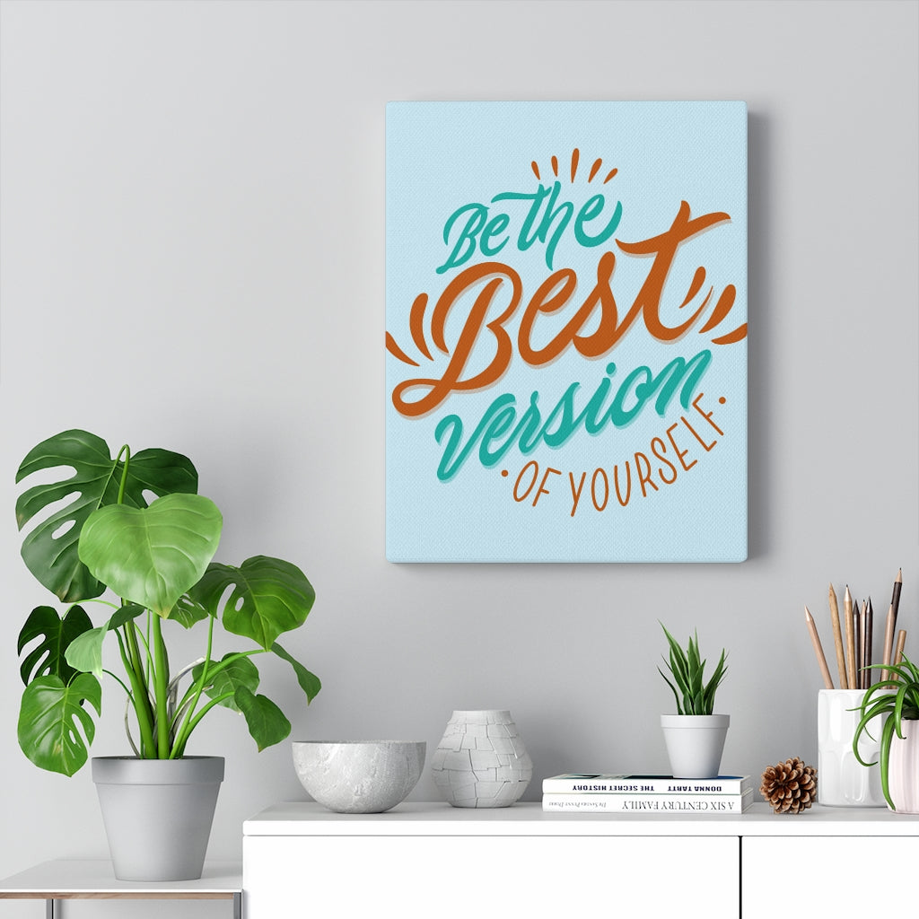 Scripture Walls Inspirational Wall Art Be The Best Wall Art Motivational Motto Inspiring Prints Artwork Decor Ready to Hang Unframed-Express Your Love Gifts