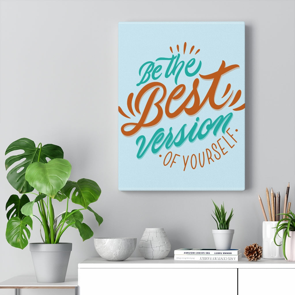 Scripture Walls Inspirational Wall Art Be The Best Wall Art Motivational Motto Inspiring Prints Artwork Decor Ready to Hang Unframed-Express Your Love Gifts
