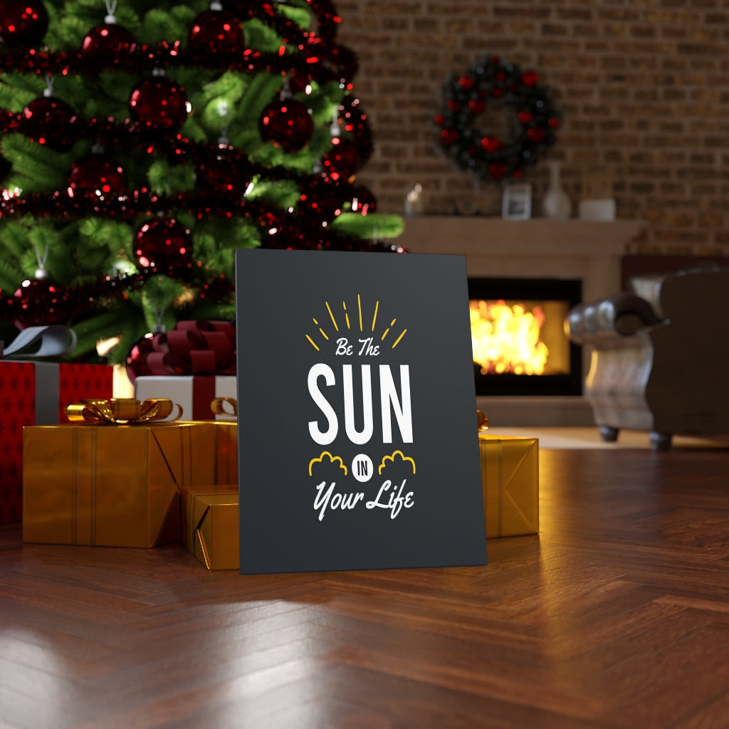 Scripture Walls Inspirational Wall Art Be The Sun In Your Life Wall Art Motivation Wall Decor for Home Office Gym Inspiring Success Quote Print Ready to Hang Unframed-Express Your Love Gifts