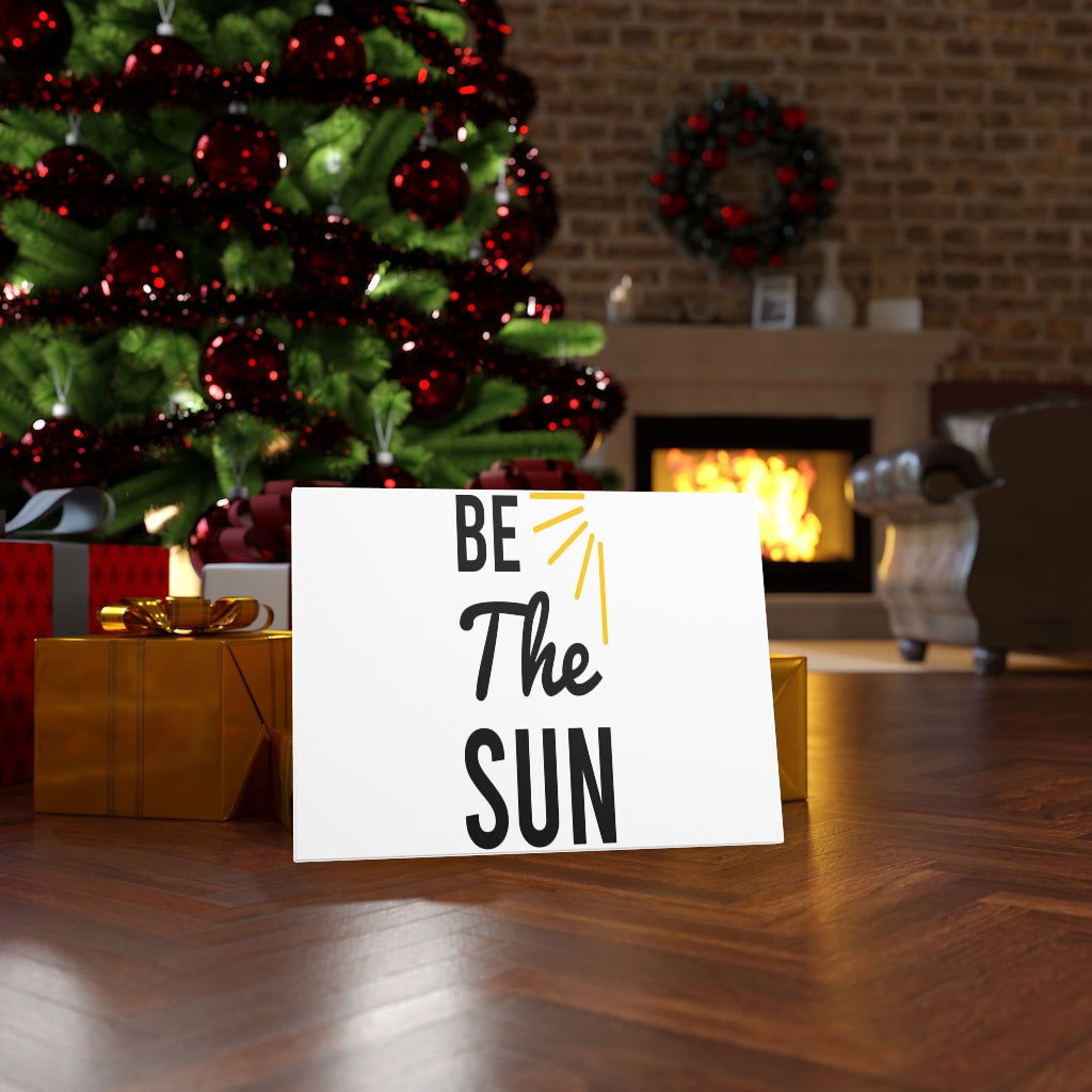 Scripture Walls Inspirational Wall Art Be The Sun Wall Art Motivation Wall Decor for Home Office Gym Inspiring Success Quote Print Ready to Hang Unframed-Express Your Love Gifts
