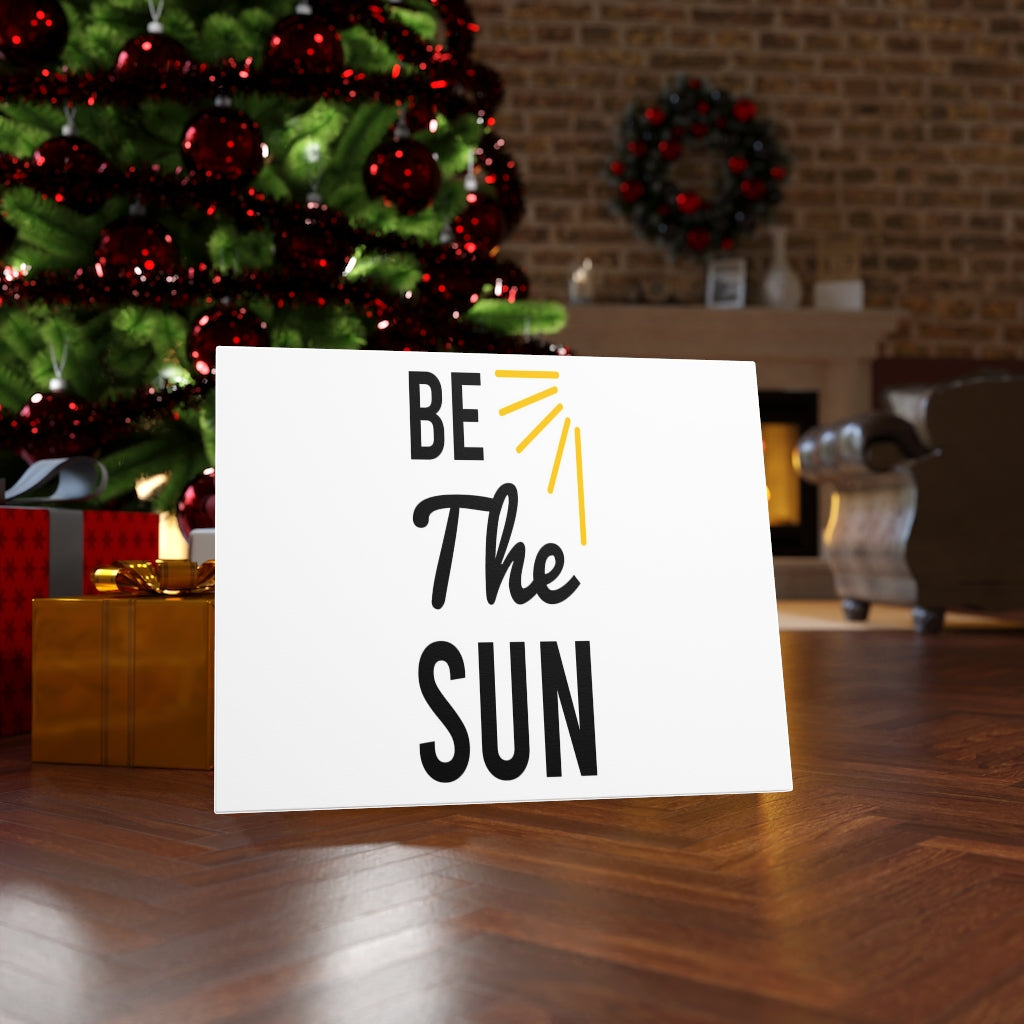 Scripture Walls Inspirational Wall Art Be The Sun Wall Art Motivation Wall Decor for Home Office Gym Inspiring Success Quote Print Ready to Hang Unframed-Express Your Love Gifts