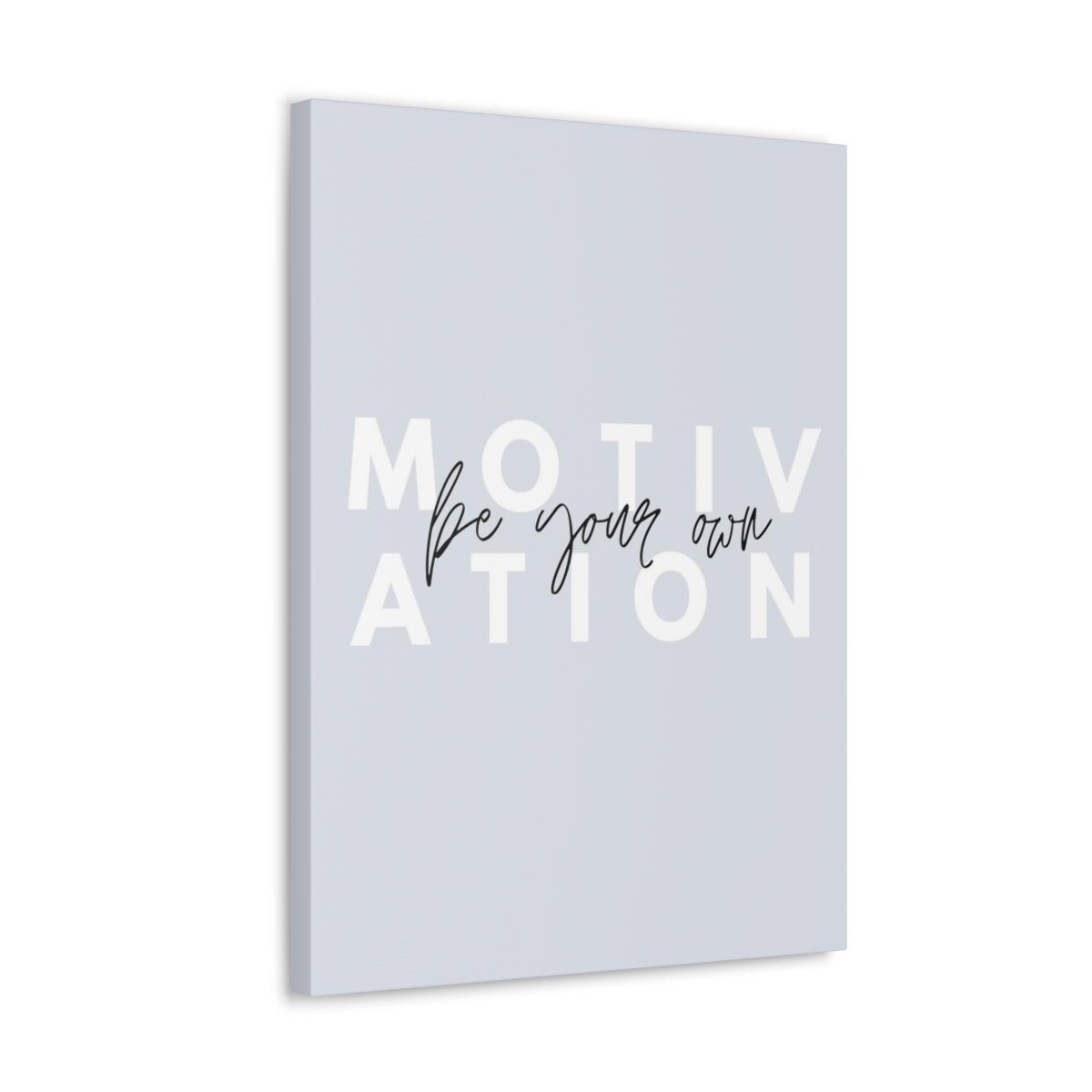 Scripture Walls Inspirational Wall Art Be Your Own Motivation Wall Decor for Home Office Gym Inspiring Success Quote Print Ready to Hang Unframed-Express Your Love Gifts