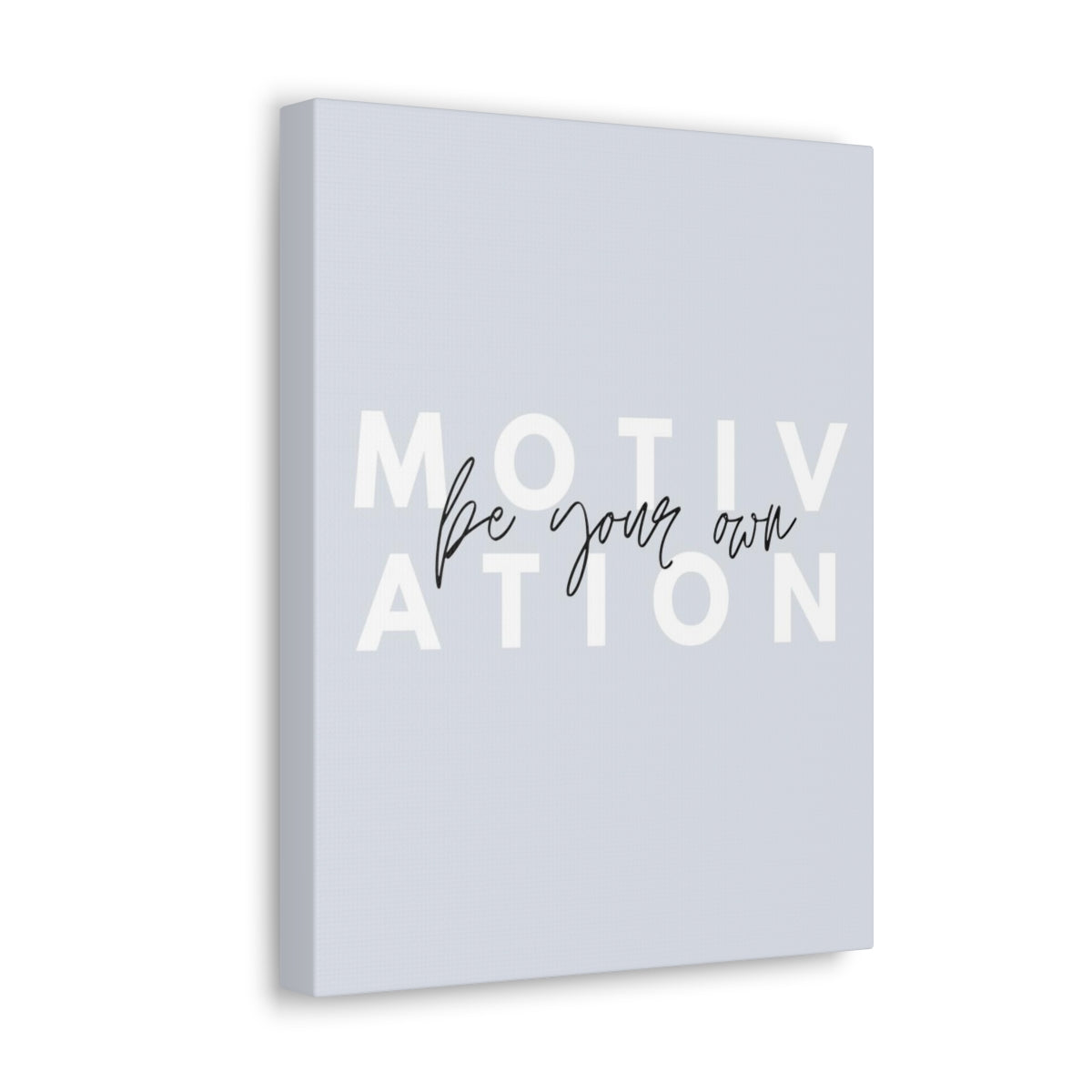 Scripture Walls Inspirational Wall Art Be Your Own Motivation Wall Decor for Home Office Gym Inspiring Success Quote Print Ready to Hang Unframed-Express Your Love Gifts