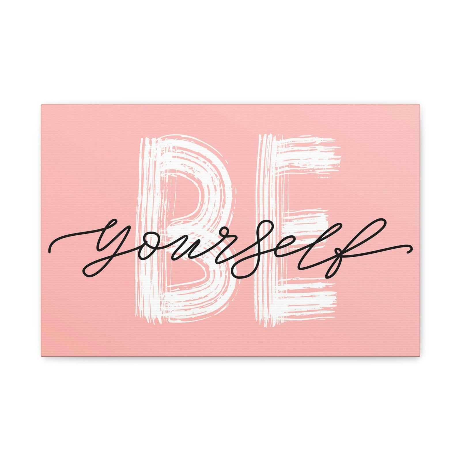 Scripture Walls Inspirational Wall Art Be Yourself Motivation Wall Decor for Home Office Gym Inspiring Success Quote Print Ready to Hang Unframed-Express Your Love Gifts