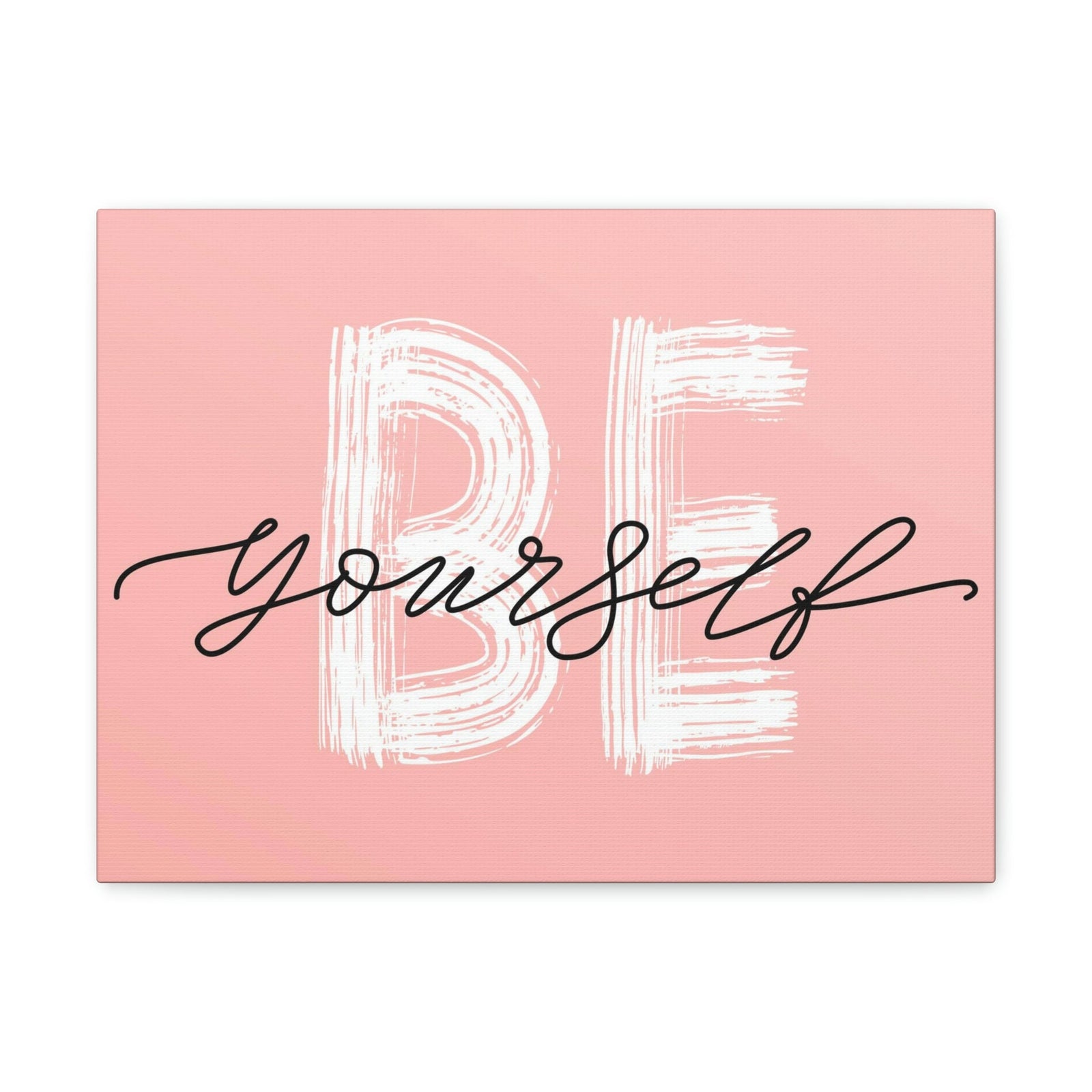 Scripture Walls Inspirational Wall Art Be Yourself Motivation Wall Decor for Home Office Gym Inspiring Success Quote Print Ready to Hang Unframed-Express Your Love Gifts