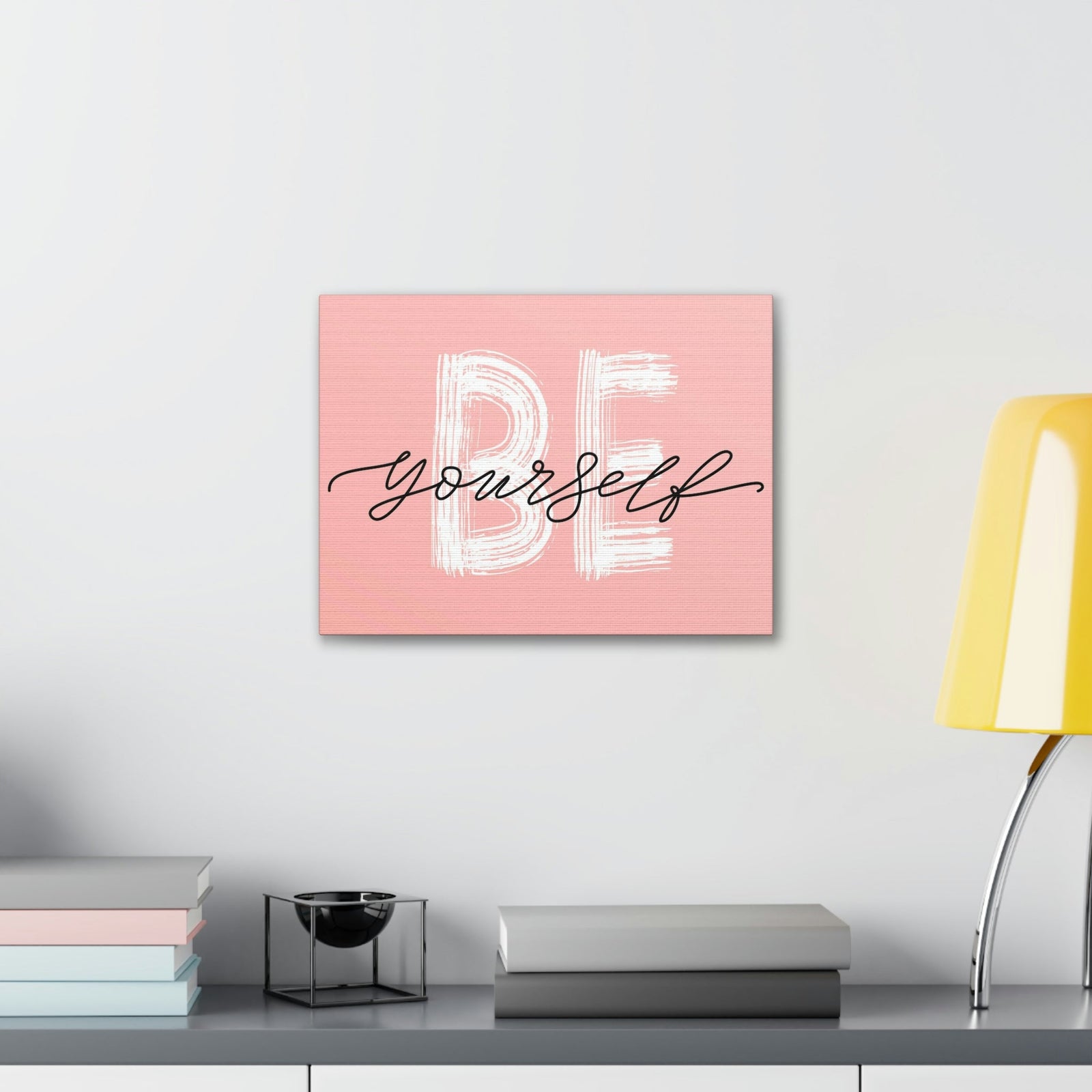 Scripture Walls Inspirational Wall Art Be Yourself Motivation Wall Decor for Home Office Gym Inspiring Success Quote Print Ready to Hang Unframed-Express Your Love Gifts