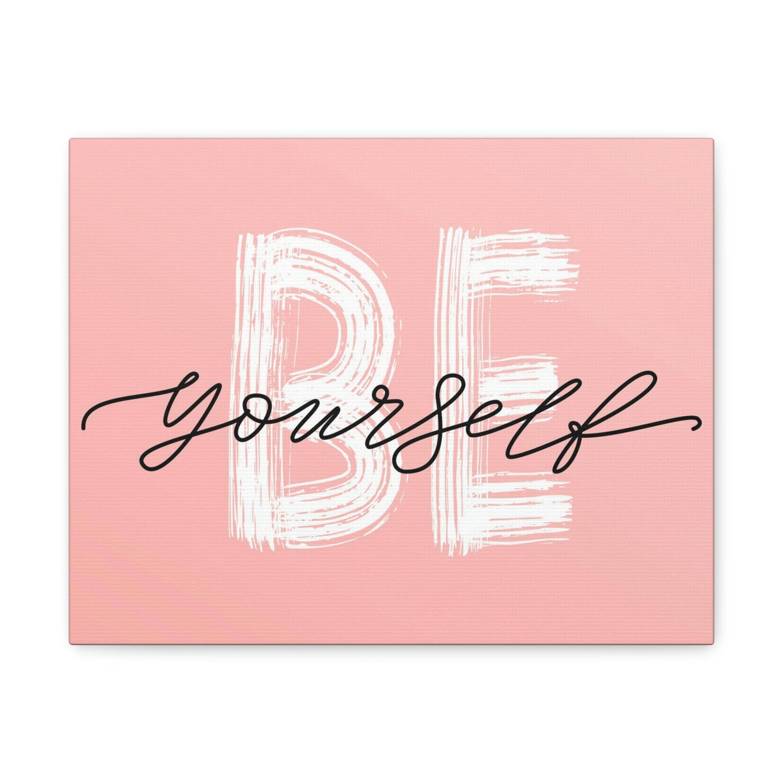 Scripture Walls Inspirational Wall Art Be Yourself Motivation Wall Decor for Home Office Gym Inspiring Success Quote Print Ready to Hang Unframed-Express Your Love Gifts