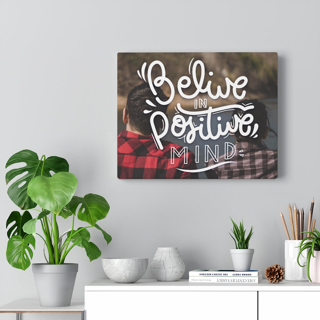 Scripture Walls Inspirational Wall Art Believe In Positive Mind Wall Art Motivational Motto Inspiring Prints Artwork Decor Ready to Hang Unframed-Express Your Love Gifts