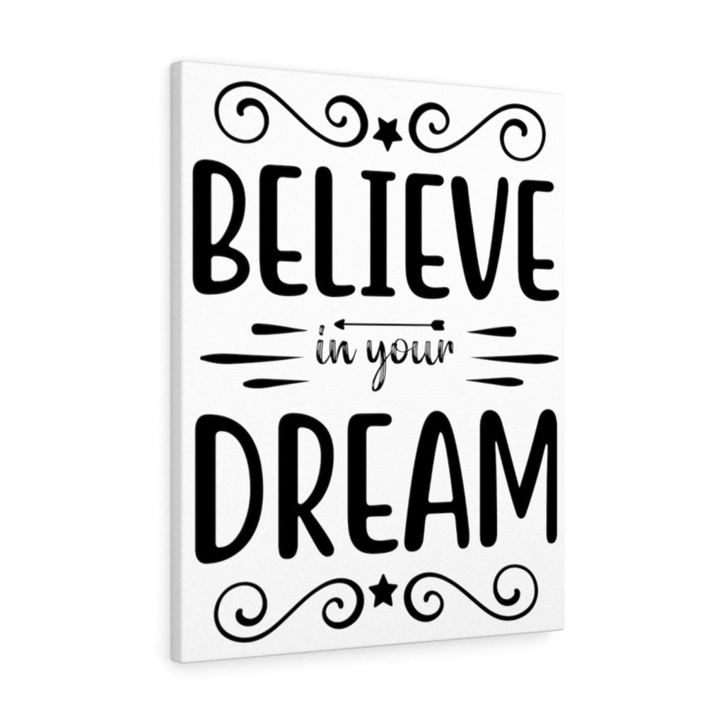 Scripture Walls Inspirational Wall Art Believe In Your Dream Wall Art Motivation Wall Decor for Home Office Gym Inspiring Success Quote Print Ready to Hang Unframed-Express Your Love Gifts