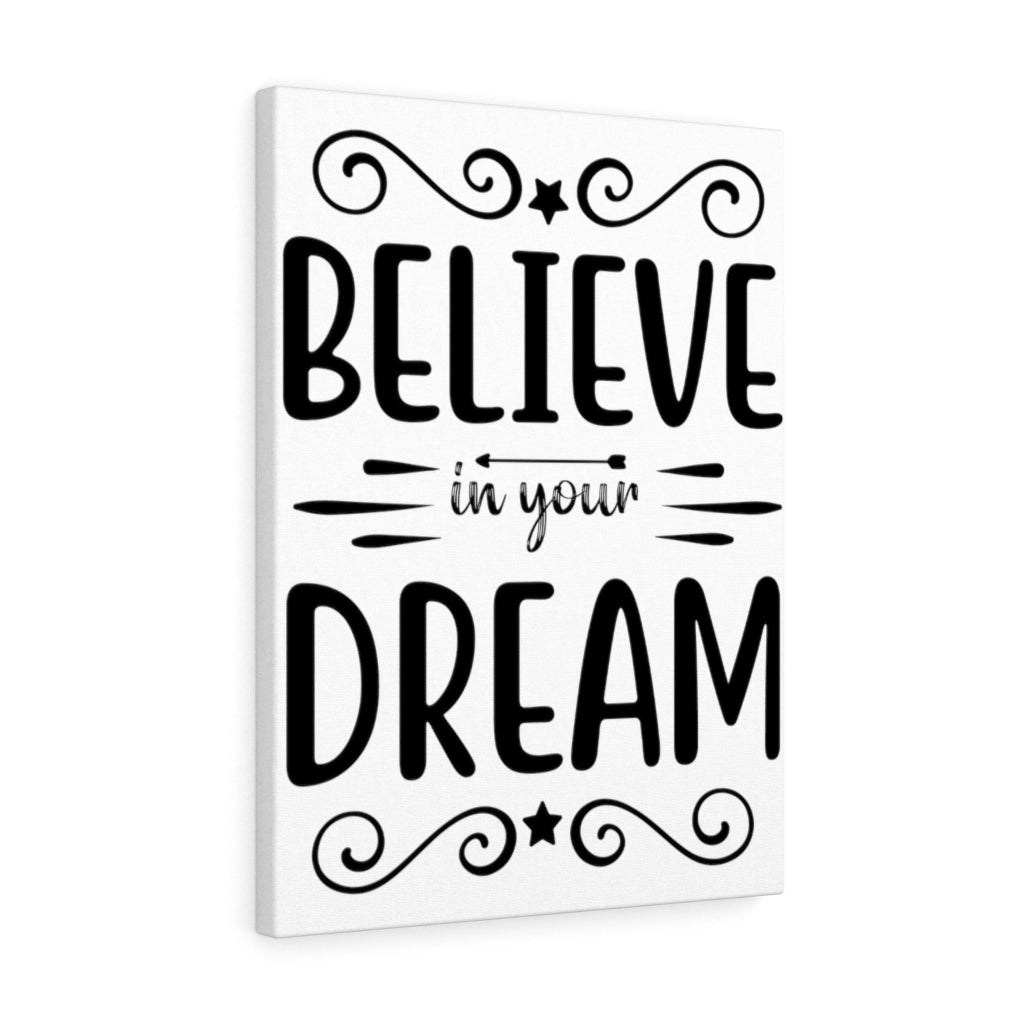 Scripture Walls Inspirational Wall Art Believe In Your Dream Wall Art Motivation Wall Decor for Home Office Gym Inspiring Success Quote Print Ready to Hang Unframed-Express Your Love Gifts