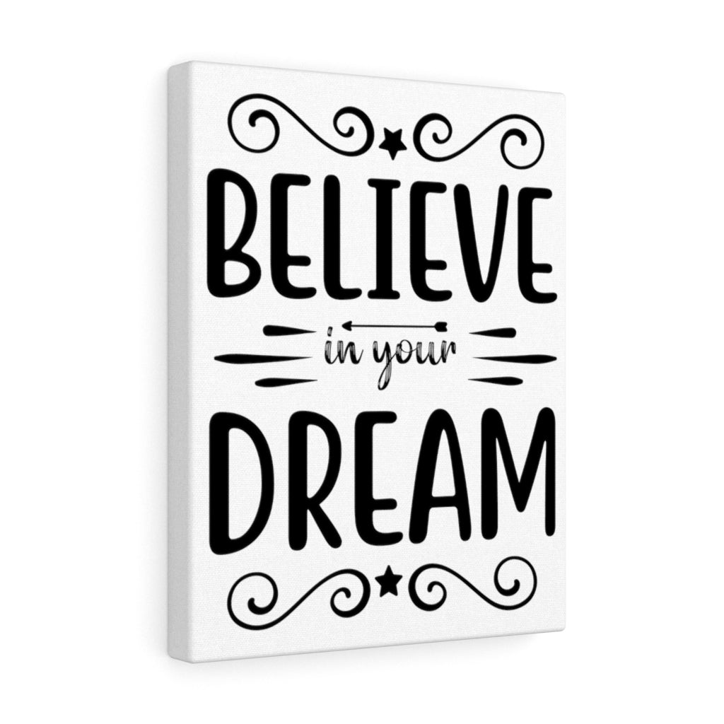 Scripture Walls Inspirational Wall Art Believe In Your Dream Wall Art Motivation Wall Decor for Home Office Gym Inspiring Success Quote Print Ready to Hang Unframed-Express Your Love Gifts