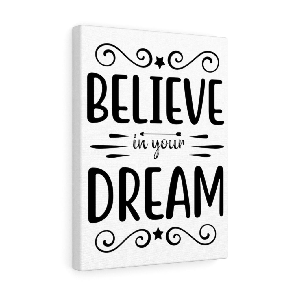 Scripture Walls Inspirational Wall Art Believe In Your Dream Wall Art Motivation Wall Decor for Home Office Gym Inspiring Success Quote Print Ready to Hang Unframed-Express Your Love Gifts